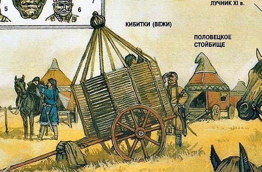 Turkic "carriage" yurts